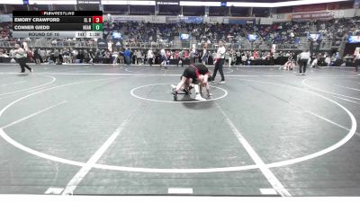 163 lbs Round Of 16 - Emory Crawford, El Dorado Springs High School vs Conner Giedd, Heartland Wrestling Academy