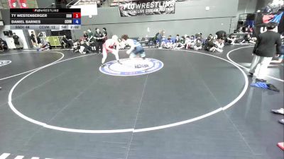 285 lbs Ty Westenberger, SDIKWA - San Diego-Imperial Kids Wrestling Association vs Daniel Barnes, CVWA - Central Valley Wrestling Association