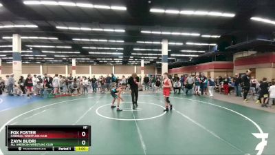 105 lbs Quarterfinal - Zayn Budri, All American Wrestling Club vs Fox Foster, Cardinal Wrestling Club