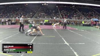 D4-144 lbs Cons. Round 3 - Ryder Holmes, Pine River Area HS vs Alex Miller, Homer HS