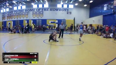 120 lbs Cons. Round 1 - Jonathan Cox, Blue Steel vs Toby Campbell, Forest (Ocala)