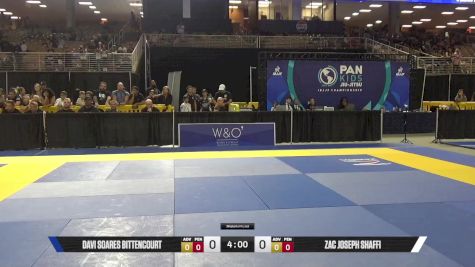 Zac Joseph Shaffi vs Davi Soares Bittencourt 2025 Pan Kids Jiu-Jitsu IBJJF Championship