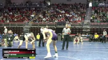 3A-144 lbs Cons. Round 2 - Liam McLaughlin, Norwalk vs Wyatt Heying, Spencer