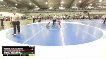 65 lbs Champ. Round 2 - Braedyn Burgeson, Mexico Youth Wrestling Club-AA vs Ronnie Faulkenberry, Clinton Youth Wrestling Club-AAA