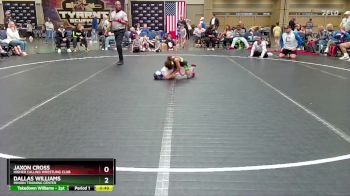 48 lbs Quarterfinal - Dallas Williams, Minion Training Center vs Jaxon Cross, Higher Calling Wrestling Club