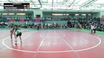 107 lbs Consolation - Sophie Mraz, Derby/Oxford/Holy Cross vs Nollan Thomas, Griswold/Wheeler