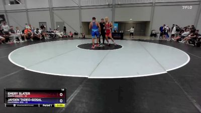215 lbs Placement Matches (8 Team) - Emery Slater, North Dakota vs Jayden Tadeo-Gosal, California Red