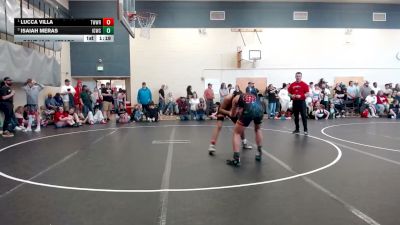 157 lbs Cons. Semis - Lucca Villa, TW Wrestling vs Isaiah Meras, Idaho Gold Wrestling Club