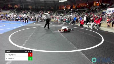 46 lbs 2nd Place - Roman Payne, Hilldale Youth Wrestling Club vs Tucker Scott, Salina Wrestling Club