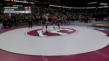 215-2A Champ. Round 1 - Adam Zapien, Ellicott High School vs Kannon Sherman, Norwood