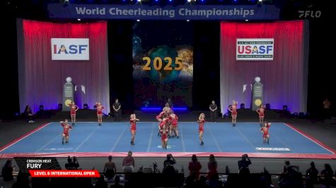 Crimson Heat - FURY [2025 L6 International Open Finals] 2025 The Cheerleading Worlds