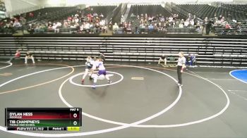 129 lbs Champ. Round 1 - Dylan Hess, Ridgeline vs Tib Champneys, Tooele High School