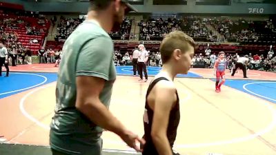 73 lbs Consi Of 4 - Braxton Jones, Collinsville Cardinal Youth Wrestling vs Jordan Ketcher, Pryor Tigers