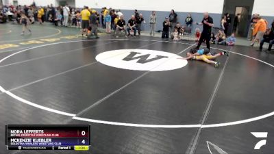 65 lbs Rr3 - Mckenzie Kuebler, Soldotna Whalers Wrestling Club vs Nora Lefferts, Bethel Freestyle Wrestling Club