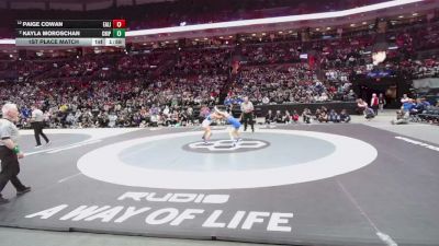 125 lbs 1st Place Match - Paige Cowan, East Liverpool vs Kayla Moroschan, Chippewa