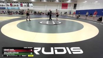 127-2 lbs Cons. Round 1 - Benjamin Straub, M2 Training Center vs Grant Madl, Izzy Style Wrestling