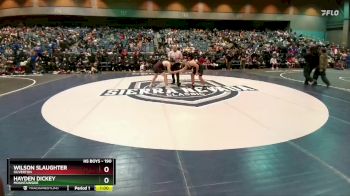 190 lbs Cons. Round 2 - Wilson Slaughter, Silverton vs Hayden Dickey, Mountainside