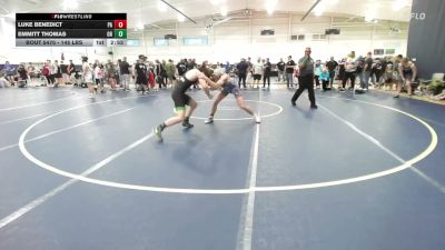 145 lbs Semifinal - Luke Benedict, PA vs Emmitt Thomas, OH