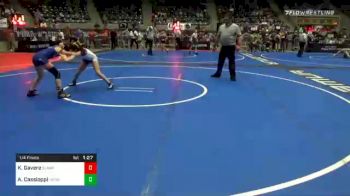 90 lbs Quarterfinal - Kiiaana Gavere, Summit vs Angelina Cassioppi, Hononegah Kids Club