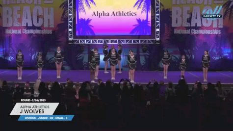 Alpha Athletics - J Wolves [2023 L2 Junior - D2 - Small - B 3/26/2023] 2023 ACDA Reach the Beach Grand Nationals - DI/DII