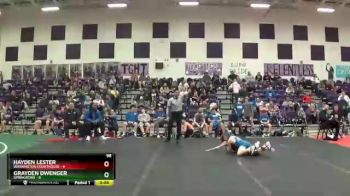 98 lbs Round 3 (6 Team) - Grayden Dwenger, Springboro vs Hayden Lester, Washington Courthouse