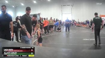 50 lbs Quarterfinal - Elliott Carley, Cobra Wrestling Club vs Jack Keith, Mighty Warriors Wrestling Acad