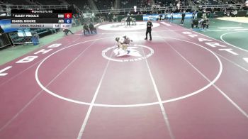 132 lbs Cons. Round 3 - Isabel Moore, Averill Park vs Haley Proulx, Burnt Hills/Scotia/Ballston Spa