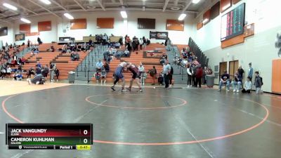 190 lbs Cons. Round 3 - Cameron Kuhlman, Galion vs Jack VanGundy, Elgin