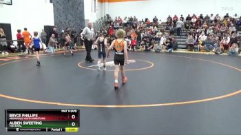 B-10 lbs Quarterfinal - Auben Sweeting, The Royal vs Bryce Phillips, Mediapolis Youth Wrestling