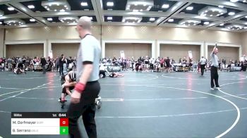 98 lbs Consi Of 16 #2 - Maddox Dorfmeyer, Ocrtc vs Berdj Serrano, Gold Rush Wr Acd