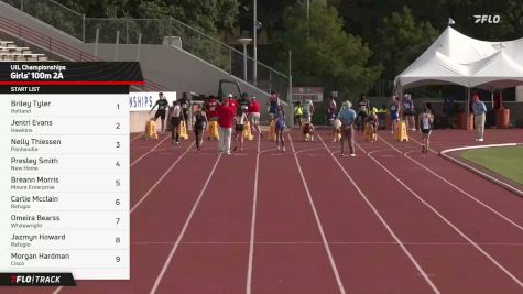 High School Girls' 100m 2A, Prelims 1