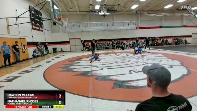 78 lbs Cons. Round 2 - Dawson McLean, Thermopolis Wrestling Club vs Nathanael Rhodes, Powell Wrestling Club