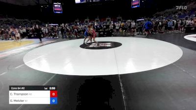 150 lbs Cons 64 #2 - Clark Thompson, ND vs Gabriel Metzler, WI