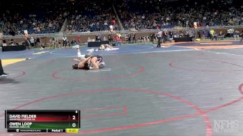 D4-126 lbs Cons. Round 2 - David Fielder, Hanover-Horton HS vs Owen Loop, Hudson Area HS