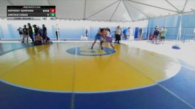 165 lbs Cons. Round 2 - Anthony Quintana, West Covina High School Wrestl vs Lincoln Casas, Team Thunder