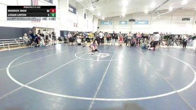 80 lbs Quarterfinal - Maddox Iman, WV vs Logan Linton, IL
