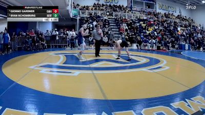 121 lbs Quarterfinal - Gionno Gardner, Canon-McMillan vs Evan Schomburg, North Allegheny