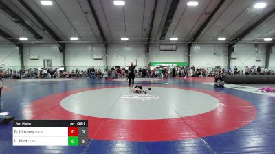 50 lbs 3rd Place - Grady Lindsey, Rockmart Takedown Club vs Lee Flint, Commerce Wrestling Club