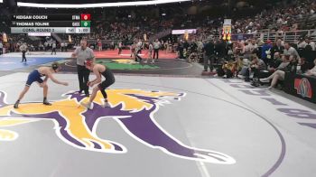 Cons. Round 2 - Keigan Couch, St. Mary`s vs Thomas Toline, Guardian Angels Central Catholic