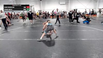 126 lbs Round 2 (4 Team) - Liam Engblom, Reverence United Black vs Chris Metz, Storm Wrestling Center B