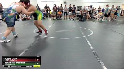 285 lbs Round 4 (8 Team) - Jonathan Martinez, Myland WA vs Rahan Yasir, Team 302 Blue