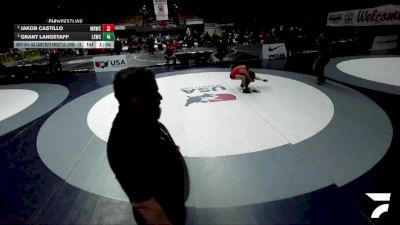 All Cadet Boys Freestyle Lower - 126 lbs Cons. Round 7 - Jakob Castillo, Merced Bears Wrestling Club vs Grant Langstaff, Livermore Elite Wrestling Club