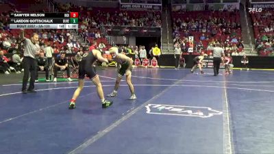 3A-120 lbs Cons. Round 3 - Sawyer Nelson, Indianola vs Landon Gottschalk, Dubuque Hempstead