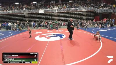 45 lbs Champ. Round 2 - Tuff Mele, Bridger Valley Bruins Wrestling vs Elliott Beard, Douglas Wrestling Club