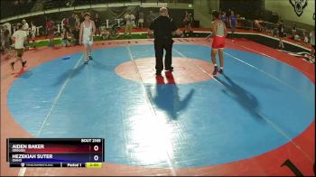 171 lbs Quarterfinal - Aiden Baker, Oregon vs Hezekiah Suter, Idaho