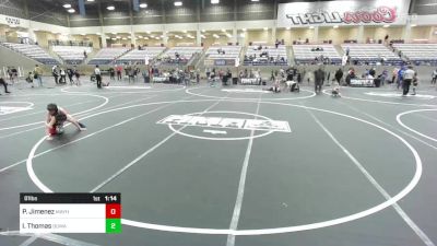 81 lbs Rr Rnd 2 - Peyton Jimenez, Mayhem vs Ian Thomas, Dumas Wrestling