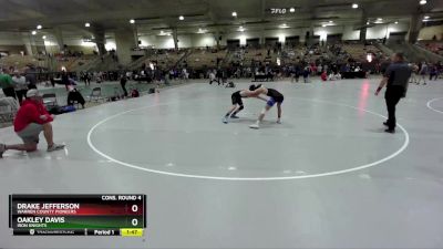 120 lbs Cons. Round 4 - Drake Jefferson, Warren County Pioneers vs Oakley Davis, Iron Knights