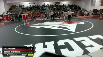 132 lbs Champ. Round 2 - Cooper Thompson, Rocky Mountain vs William Dean, Central - Grand Junction