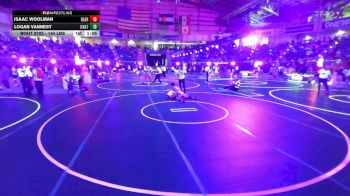 144 lbs Quarterfinal - Isaac Woolman, Bear Cave WC vs Logan Vannest, Unattached