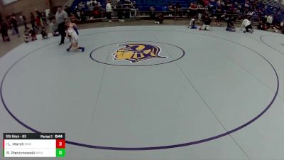 12U Boys - 63 lbs Cons. Round 5 - Layten Marsh, M3 Wrestling Academy vs Remington Pierzynowski, Michigan